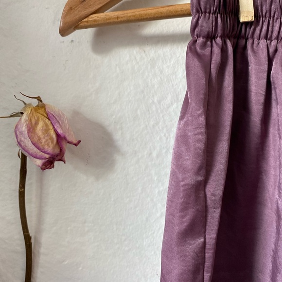 Satin wide leg trousers - Picture 3 of 3